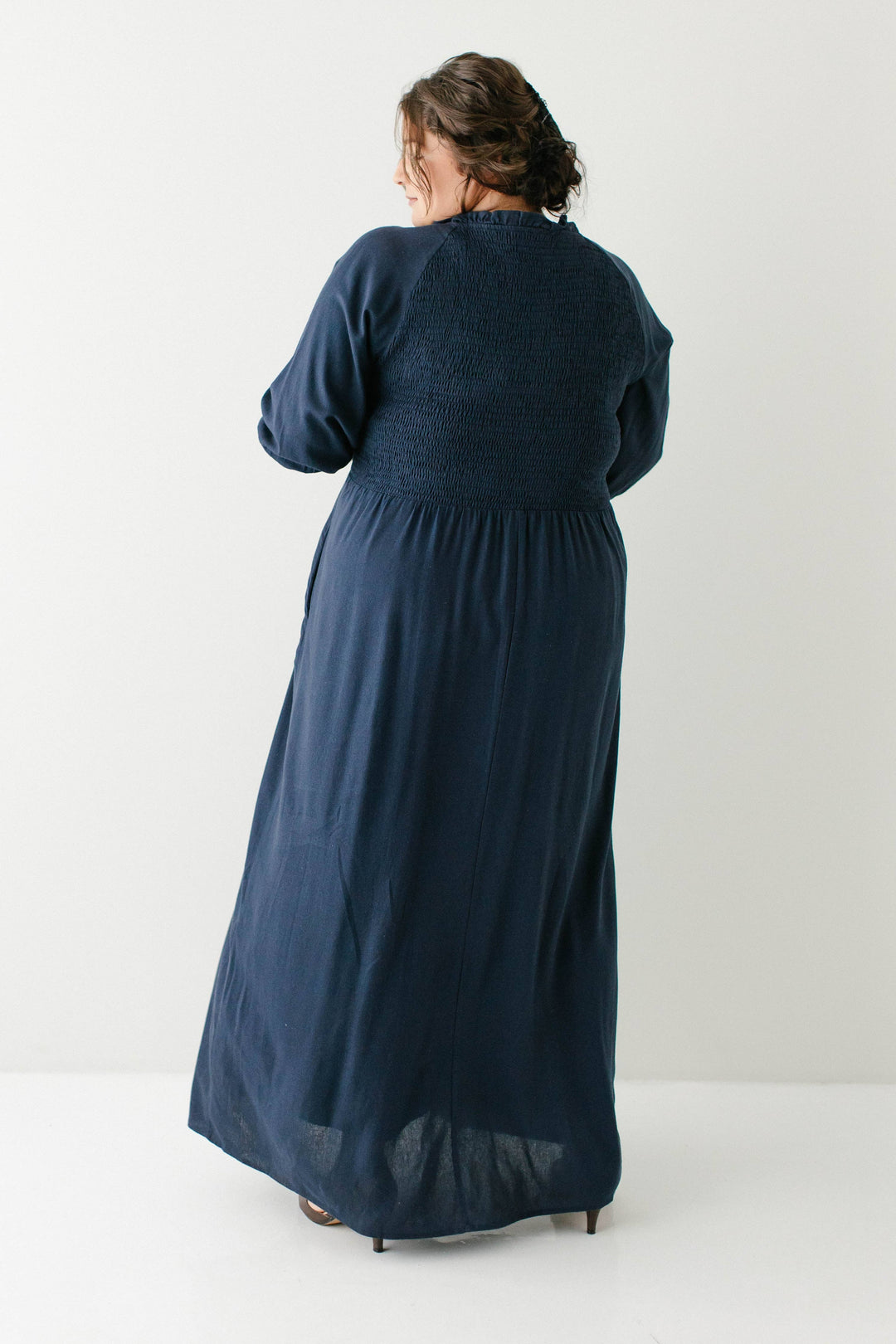 'Kenzi' Ruffle Detail Maxi Dress