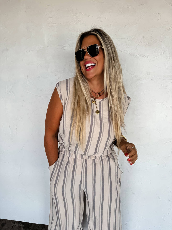 CALABASAS CROP PANT SET