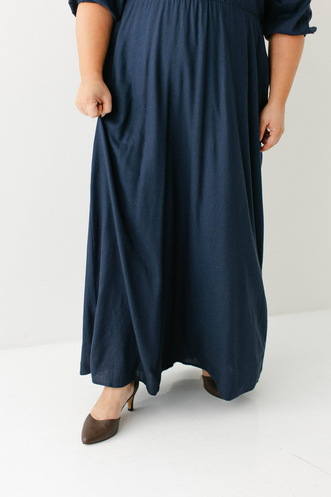 'Kenzi' Ruffle Detail Maxi Dress