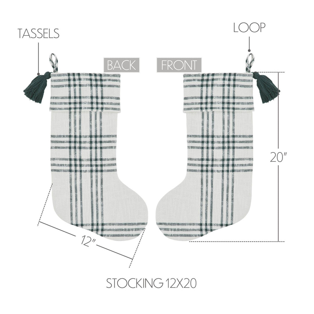 Pine Grove Plaid Stocking