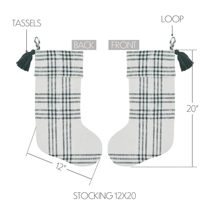 Pine Grove Plaid Stocking