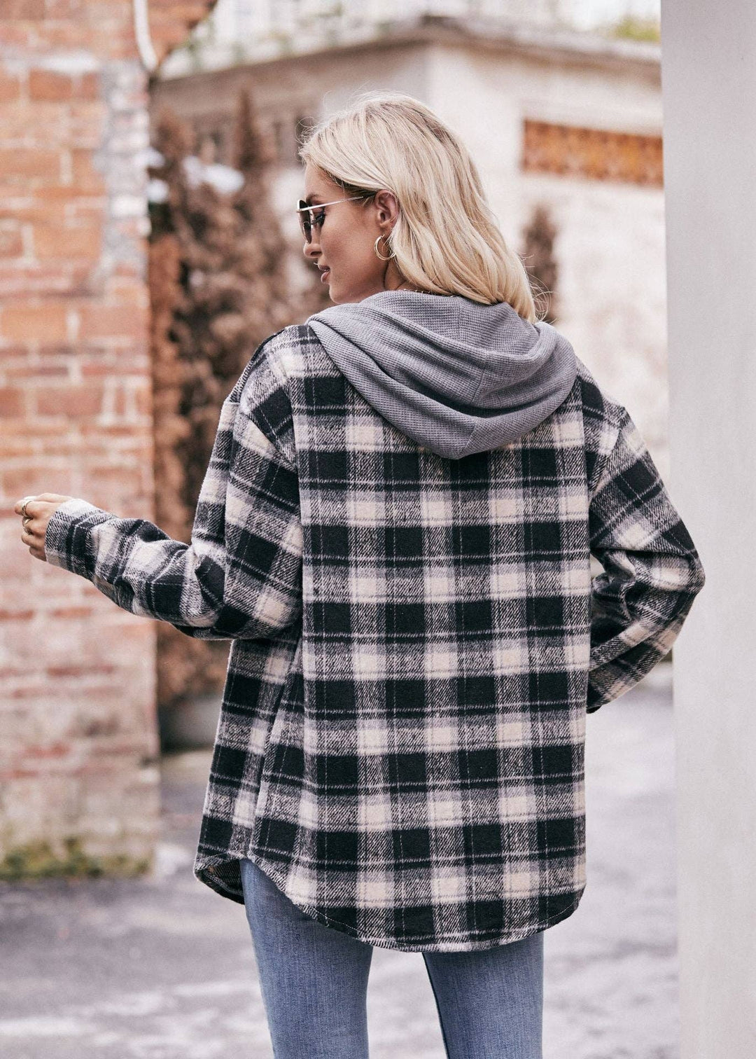 Black Plaid Shacket