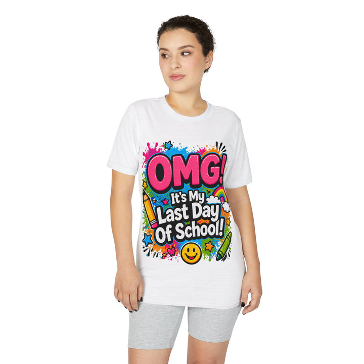 Last Day of School T-Shirt — "OMG! It's My Last Day of School" Sign-My-Shirt 2026