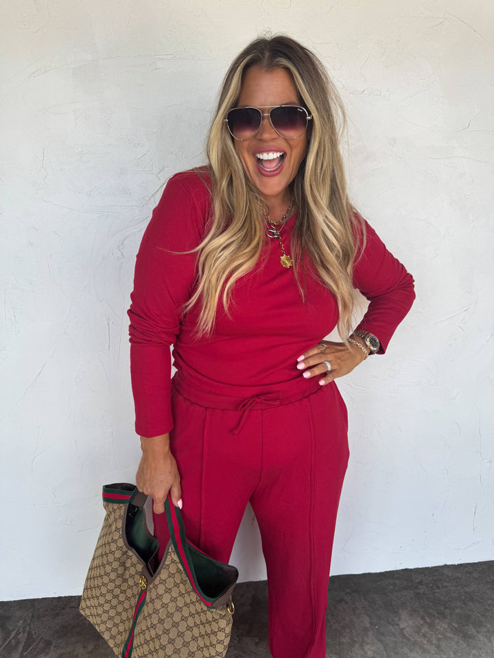 SUNDAY RIBBED LOUNGE SETS