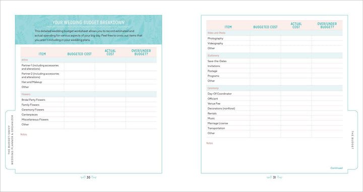 Budget-Savvy Wedding Planner & Organizer