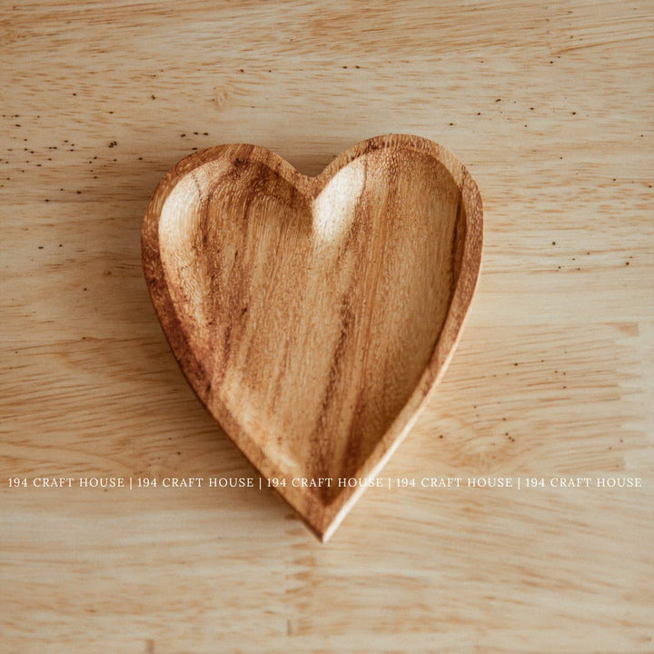Heart Wooden Tray