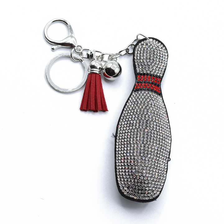 Bowling Pin Bag Charm