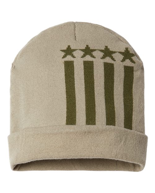 Patriotic Cuffed Beanie