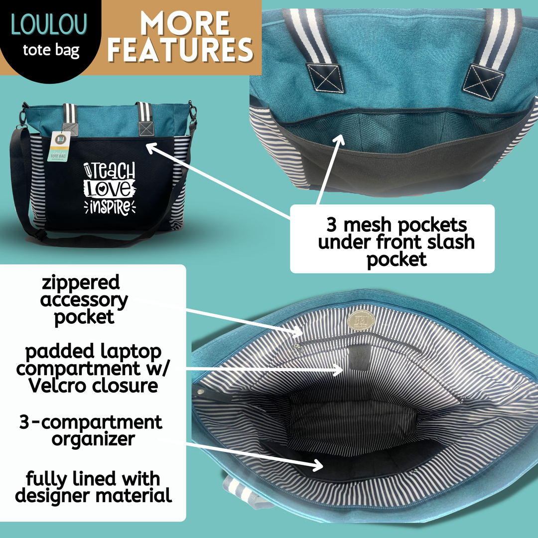 Tote Bag for Teachers - Various styles, sizes, and colors