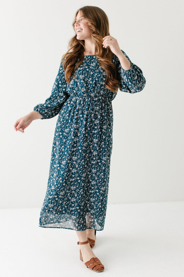 'Naomi' Floral Midi Dress