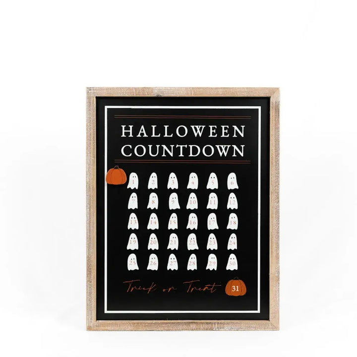Halloween countdown/fall decor sign