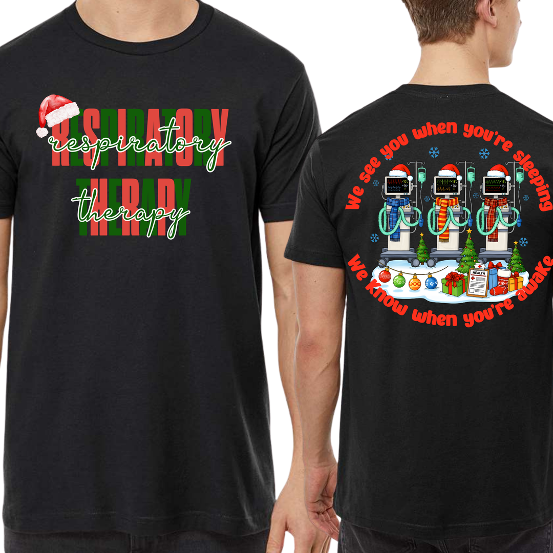 Respiratory Therapy Christmas Shirt