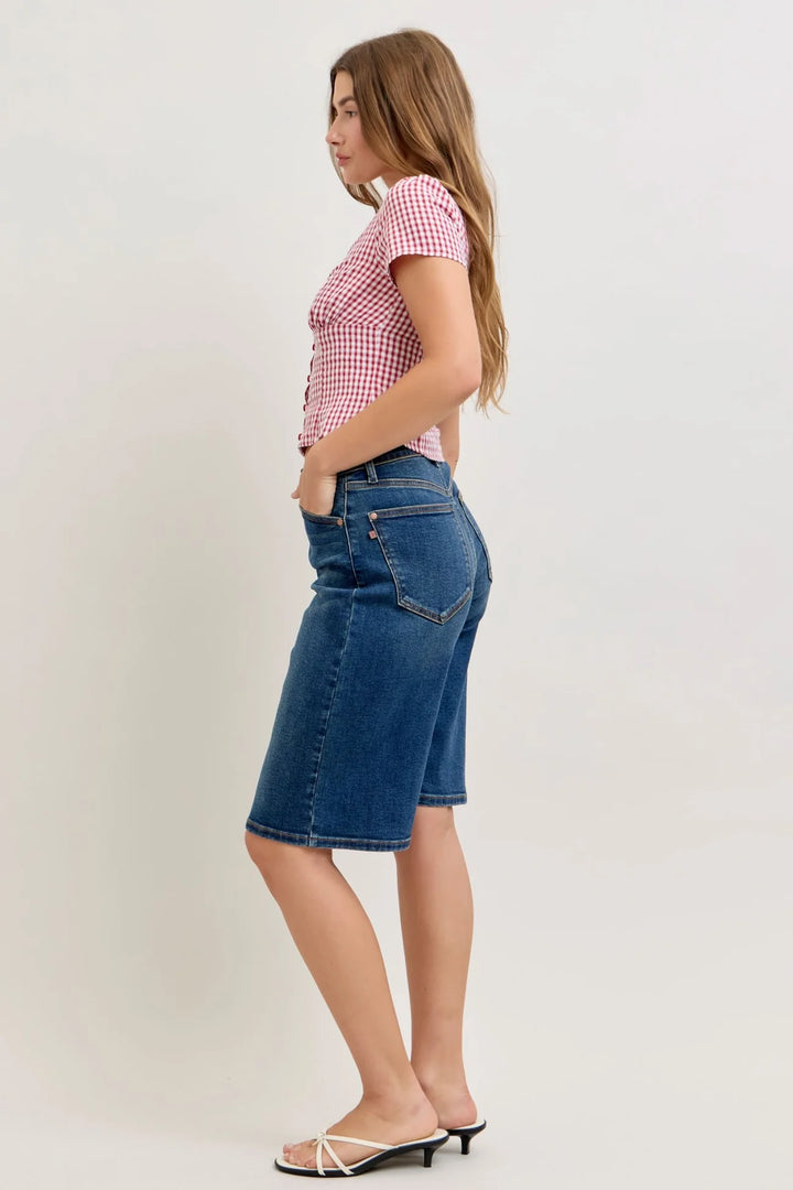 High Waist Denim Short Judy Blue