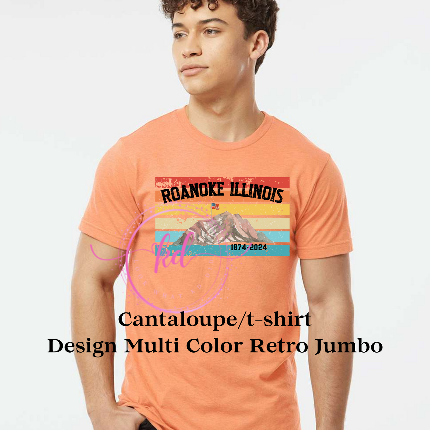 MULTI COLOR RETRO JUMBO ORANGE/CANTALOUPE