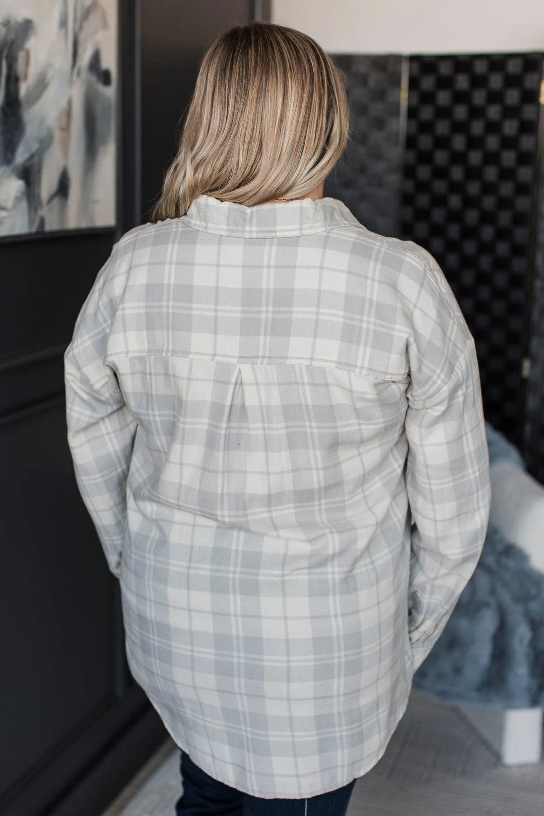 Plaid Button Flannel