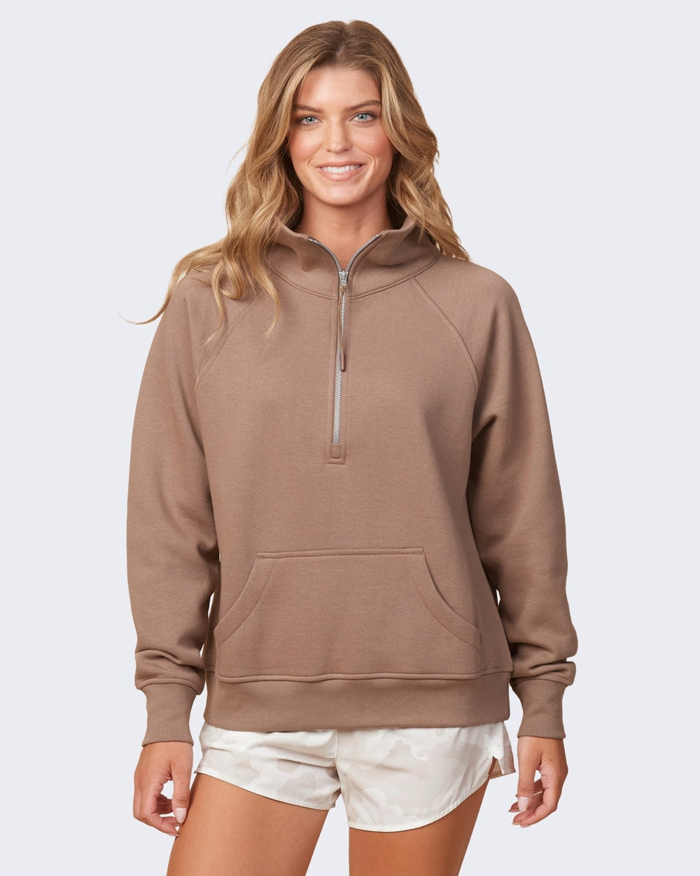 Enza® Boxy Half Zip Fleece