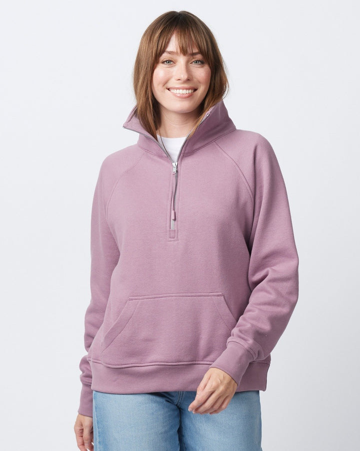 Enza® Boxy Half Zip Fleece