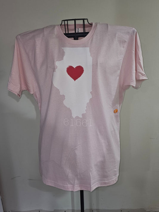 Roanoke Pink Shirt Heart of IL