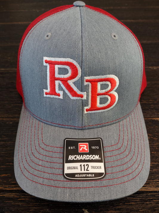 RB Stacked Flat Embroidered Hat