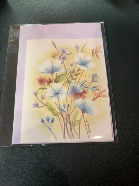 Floral mother's day card