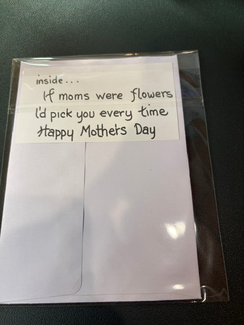 Floral mother's day card
