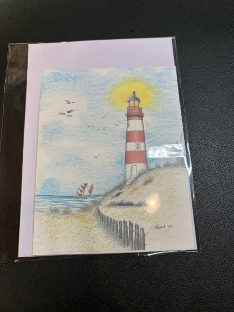 Lighthouse Sympathy Card