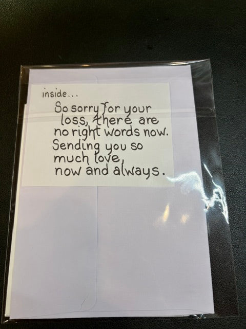 Birdhouse Sympathy Card