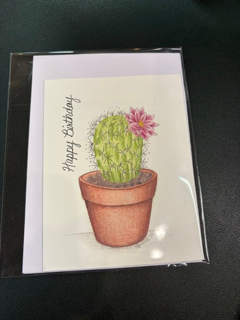 Cactus Birthday Card