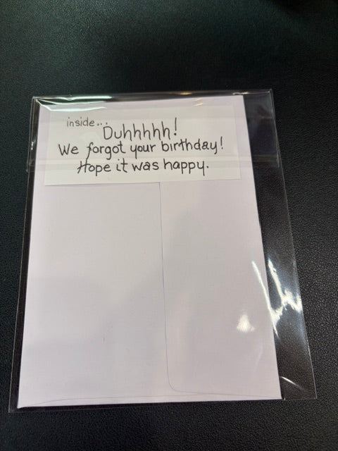 Airplane Birthday Card
