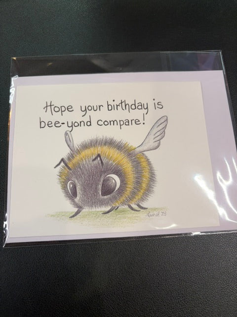 Bee Birthday Card