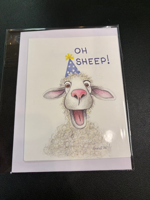 OH Sheep Birthday Card