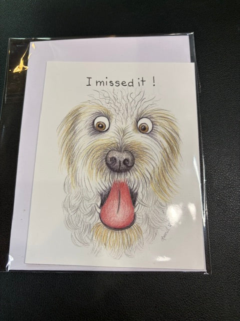 Missed it Birthday Card
