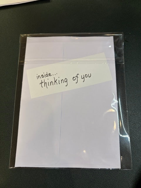 Bird sympathy card