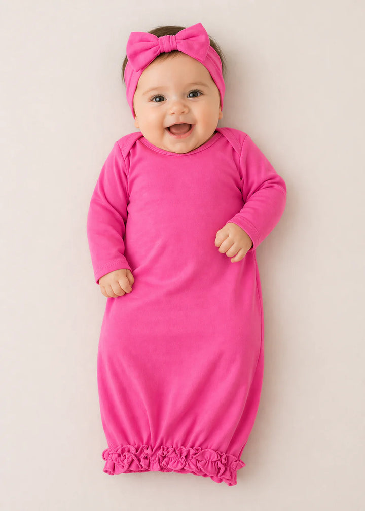 Ruffle Baby Gown