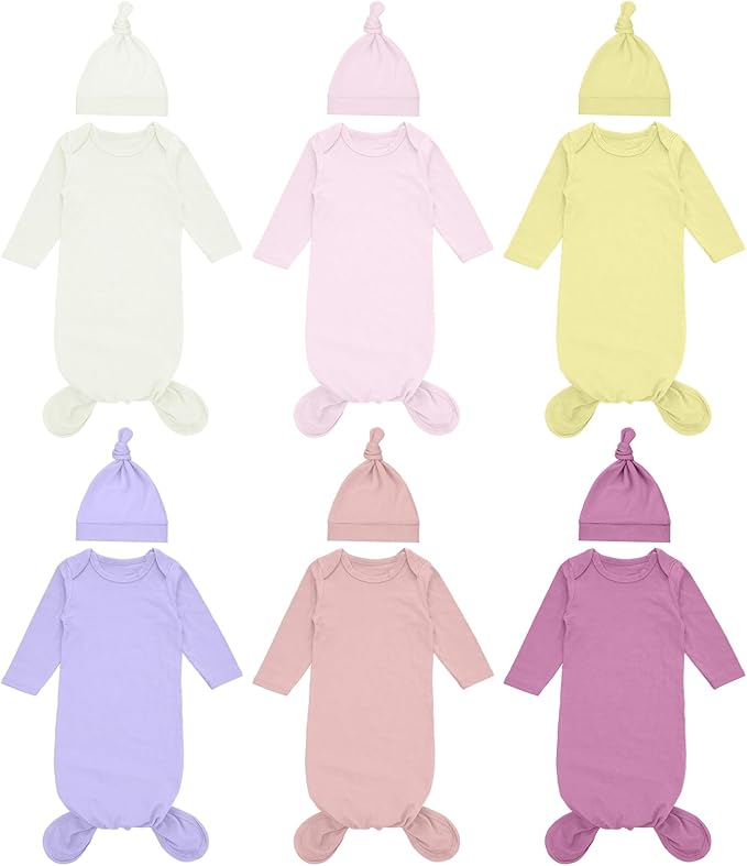 Knotted Baby Gown 0-6 Month