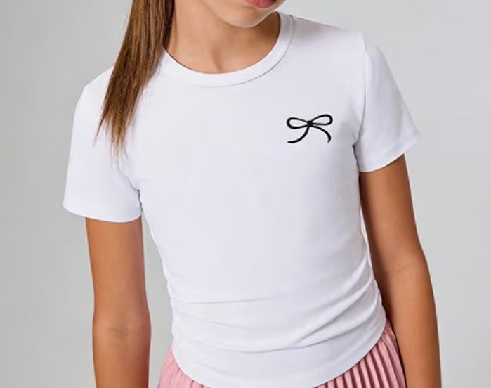 Summer Shirt Short Sleeve Ruched White