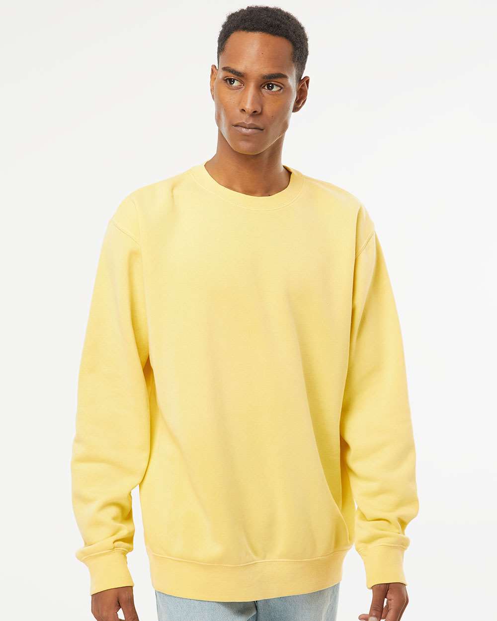 Pigment Yellow XL Crewneck