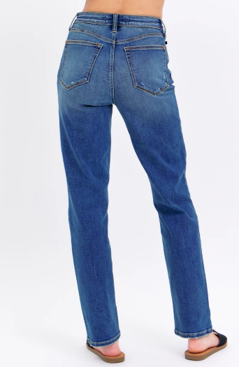 Judy Blue Shannon High-Rise Straight Leg Jeans JB8601