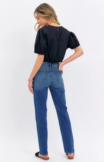 Judy Blue Shannon High-Rise Straight Leg Jeans JB8601