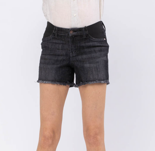 Maternity Denim shorts Black