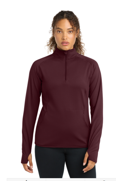 Sport-Tek® Women's Sport-Wick® Stretch 1/4-Zip Pullover