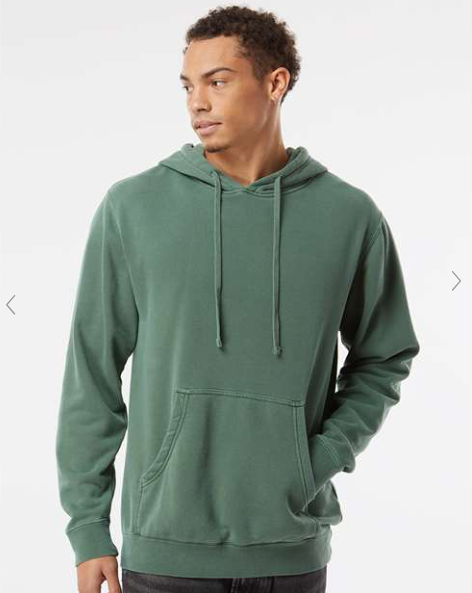 Unisex Midweight Pigment-Dyed Hooded Sweatshirt - PRM4500