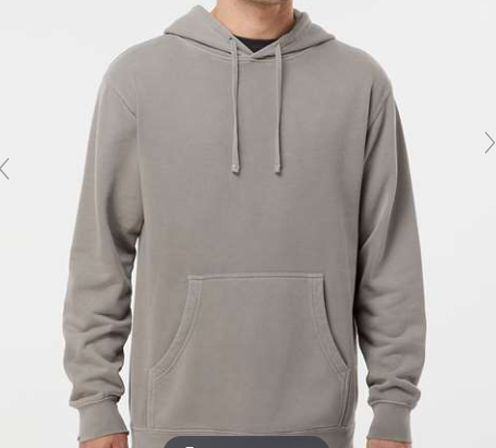 Unisex Midweight Pigment-Dyed Hooded Sweatshirt - PRM4500
