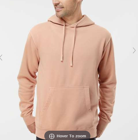 Unisex Midweight Pigment-Dyed Hooded Sweatshirt - PRM4500