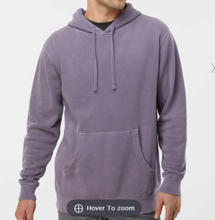Unisex Midweight Pigment-Dyed Hooded Sweatshirt - PRM4500