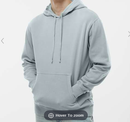 Unisex Midweight Pigment-Dyed Hooded Sweatshirt - PRM4500