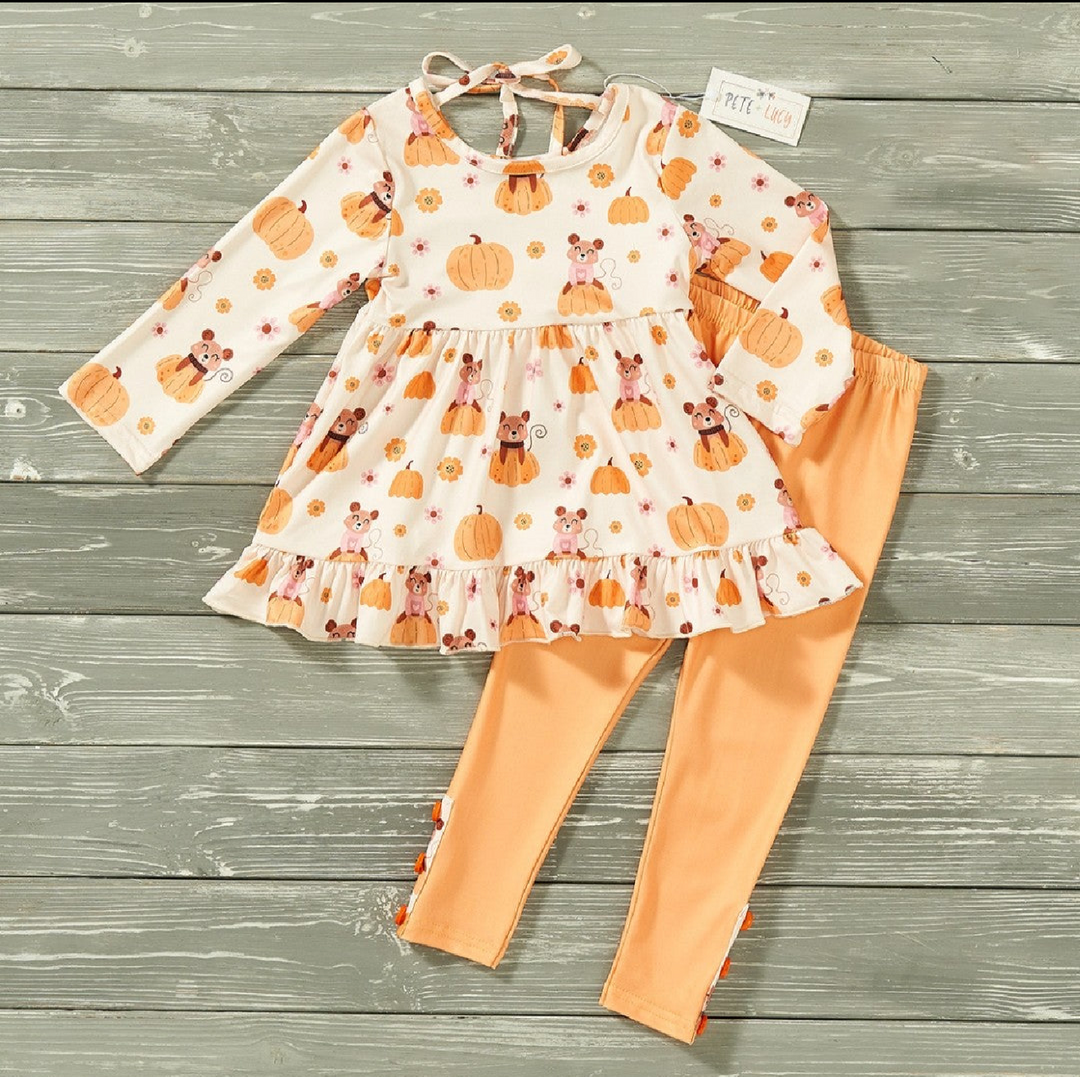 Pumpkin Patch Pals Pant Set