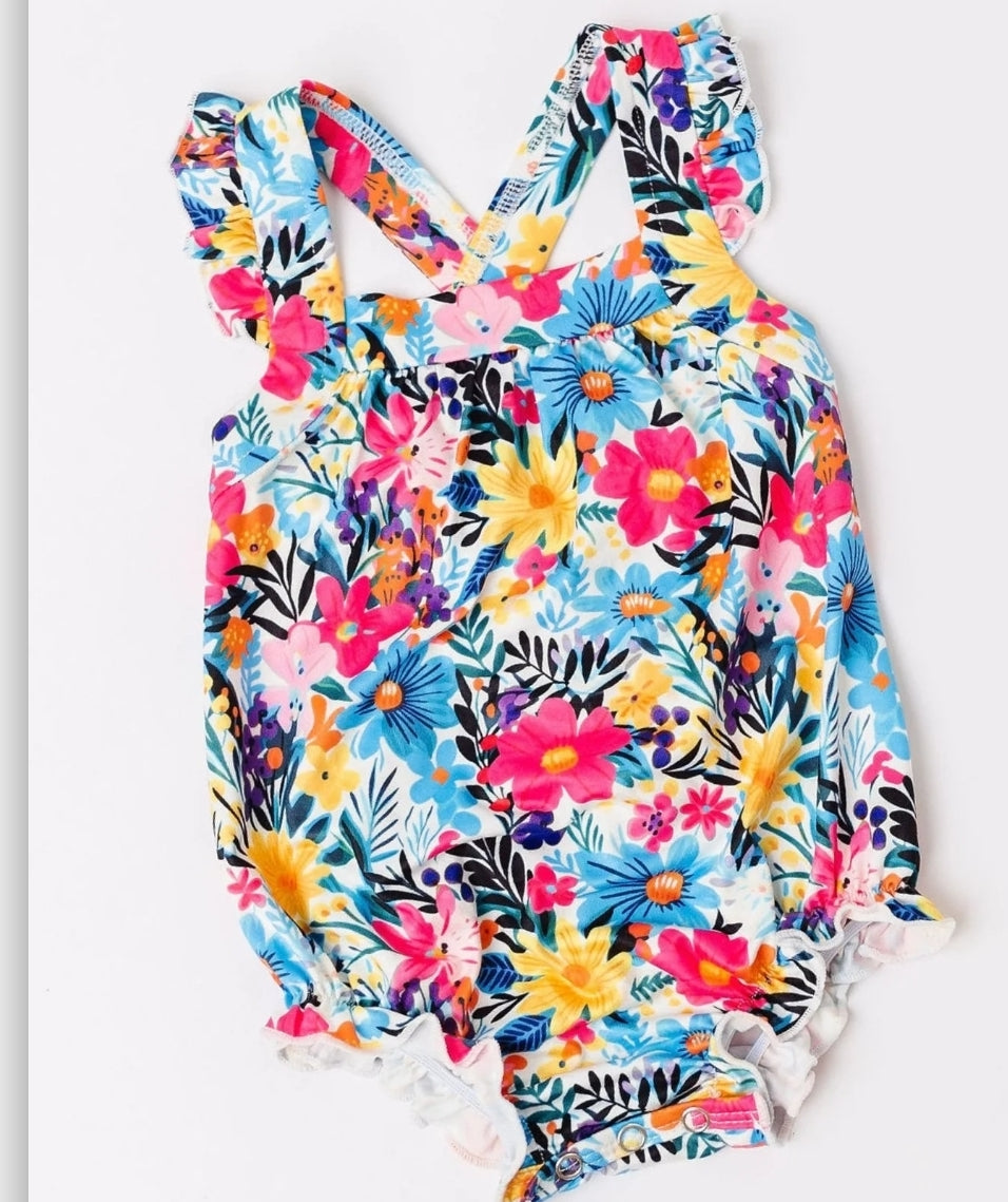 Colorful Flower Infant Onesie