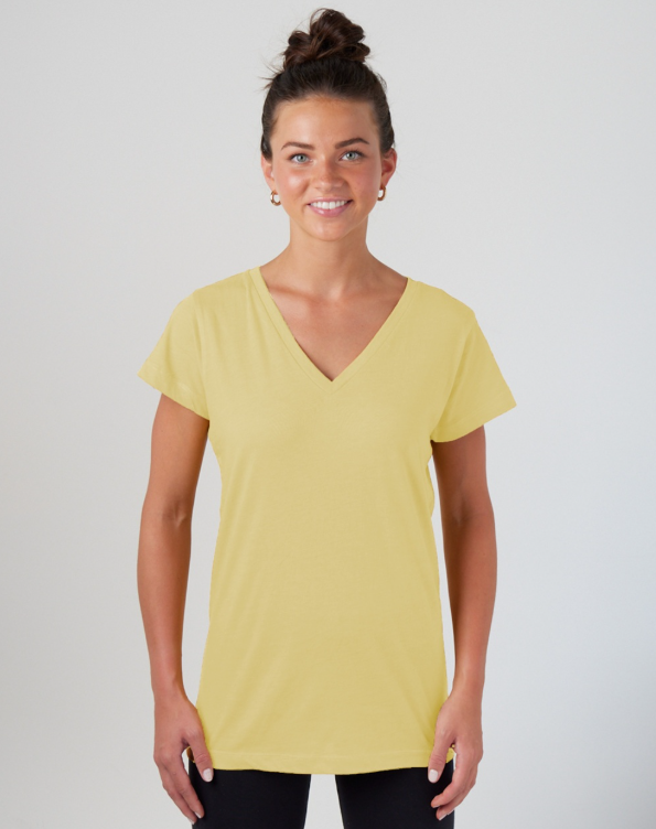 Enza® Relaxed V-Neck Tee