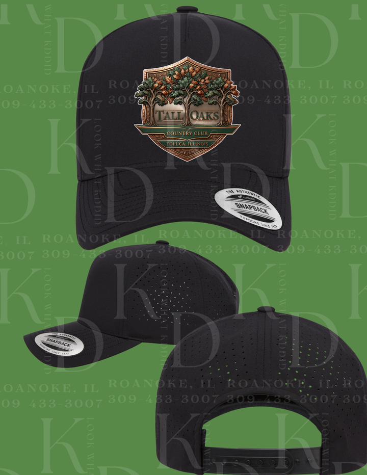 Printed Hat TALL OAKS BADGE